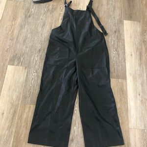 Zara Leather Jumpsuit